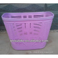 Fashion design plastic bicycle basket bicycle accessories